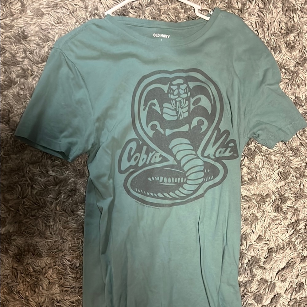 Old Navy Men's Teal Cobra Kai Tee